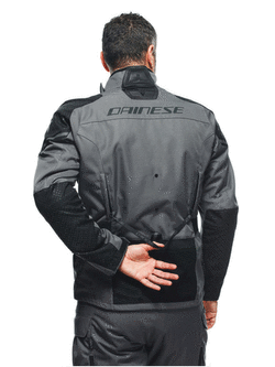 Kurtka motocyklowa tekstylna Dainese Ladakh 3L D-Dry szaro-czarna