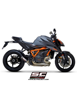 Tłumik SC-Project CR-T Carbon / Titanium [z siatką na wylocie] (Slip on) - KTM 1290 Super Duke R [20]