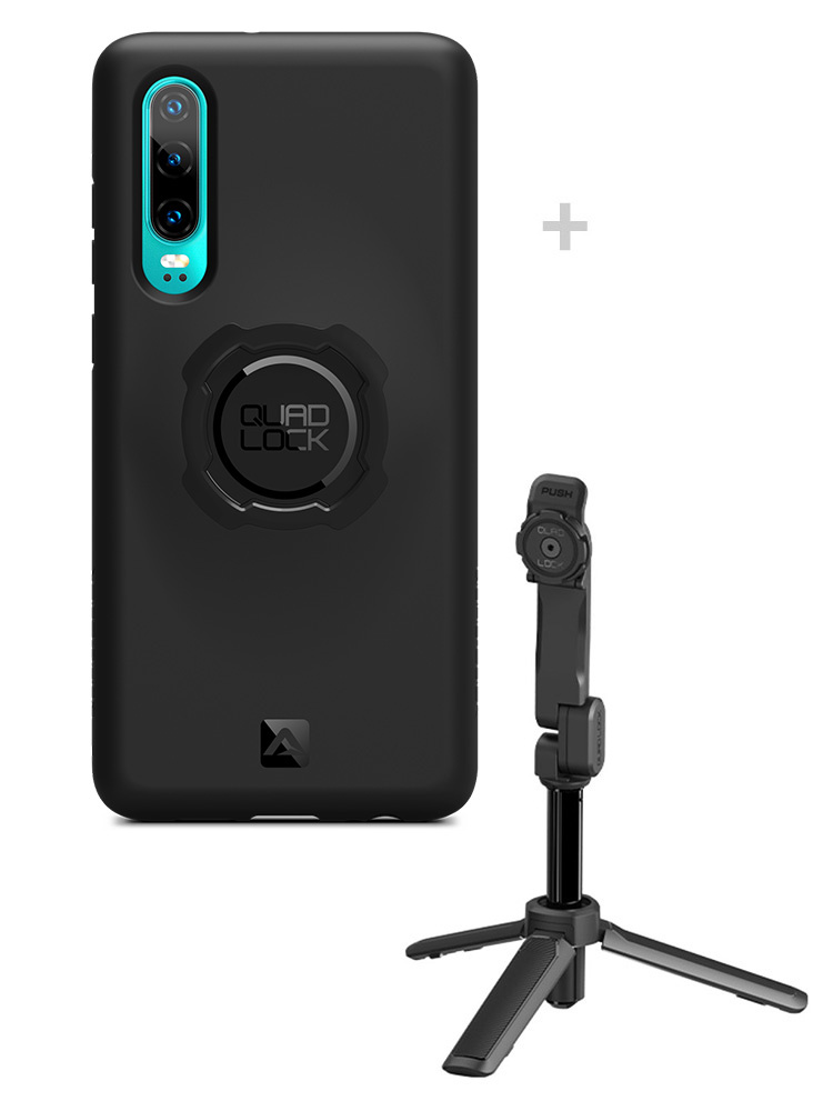 Zestaw: etui na telefon Huawei P30 + statyw/ selfie stick Quad Lock