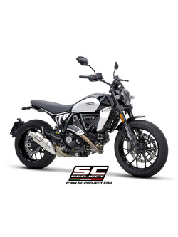 Tłumik motocyklowy SC-Project Rally-S Ducati Scrambler 800 (23-) tytan