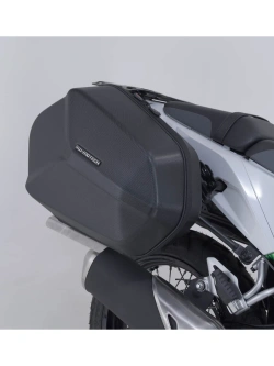 Zestaw: kufry boczne + stelaże ABS Aero System SW-Motech Kawasaki KLE 500/ SE (26-) [poj.: 2 x 25l]