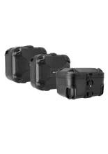 Zestaw: kufry boczne DUSC M i L + kufer centralny DUSC L + stelaże PRO + stelaż Adventure-Rack SW-Motech Yamaha Tenere 700 (wybrane modele) [poj.: 1 x 33l + 2 x 41l]