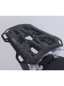 Zestaw: kufer centralny czarny TRAX ADV + stelaż Adventure-rack SW-Motech Royal Enfield Himalayan 450 Rally (25-) [poj.: 38l]