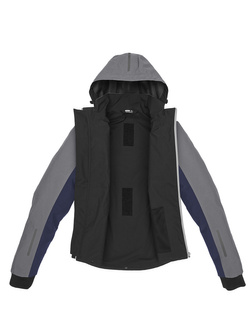 Bluza motocyklowa Spidi Hoodie H2Out II szaro-niebieska