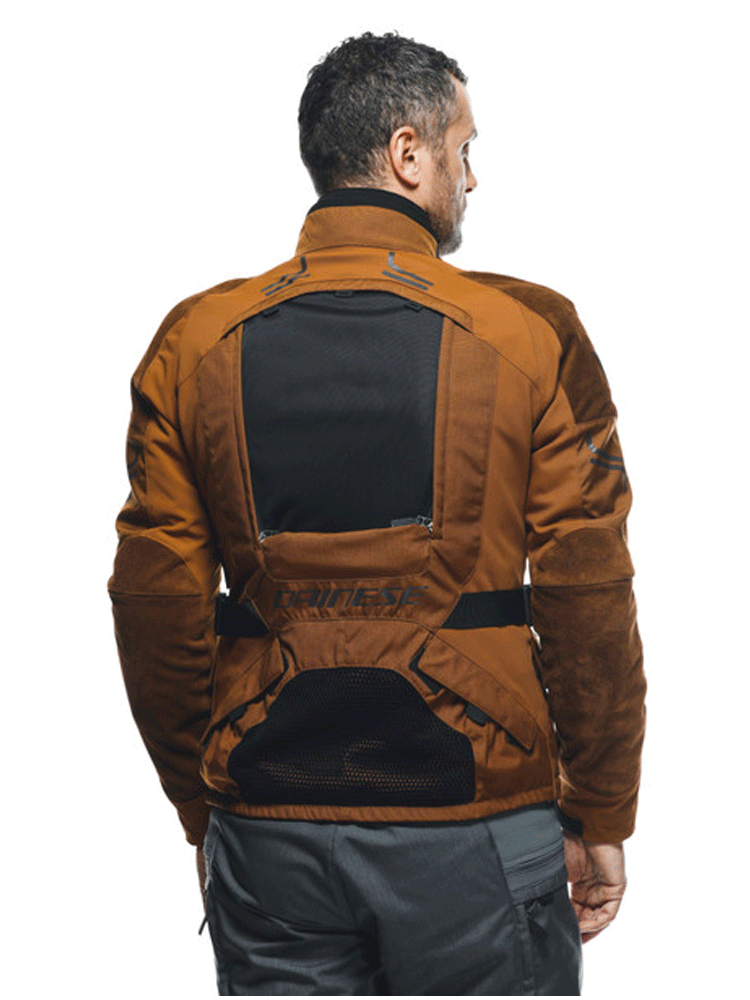Kurtka motocyklowa tekstylna Dainese Springbok 3L AbsoluteShell brązowo-czarna