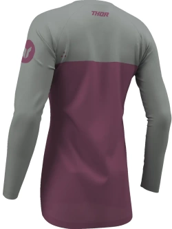 Bluza enduro damska Thor Ridemode fioletowo-szara