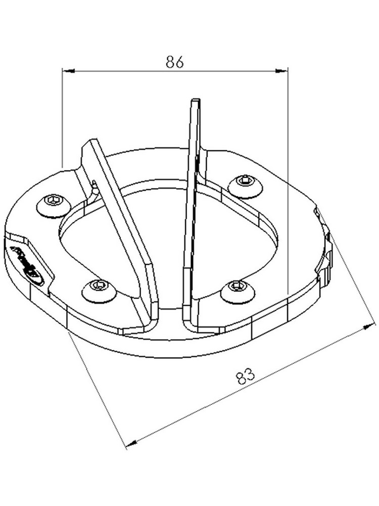Poszerzenie stopki bocznej Puig do Yamahy XT1200Z Super Tenere (14-22), XT1200ZE Super Tenere (19-22)
