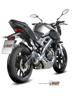Pełny układ wydechowy (GP) MIVV do Yamaha MT-125 (15-19) / YZF R125 (14-18) carbon