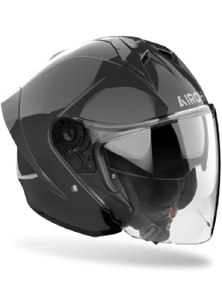 Kask otwarty Airoh H21 ciemnoszary połysk