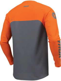 Bluza enduro dziecięca Thor Ridemode Menace szara