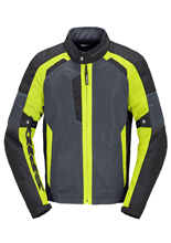Kurtka motocyklowa tekstylna Spidi Tek Net czarno-szaro-żółta
