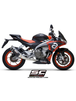 Pełny układ wydechowy SC-Project SC1-R "Trofeo" Aprilia Tuono 660 (21-) tytan