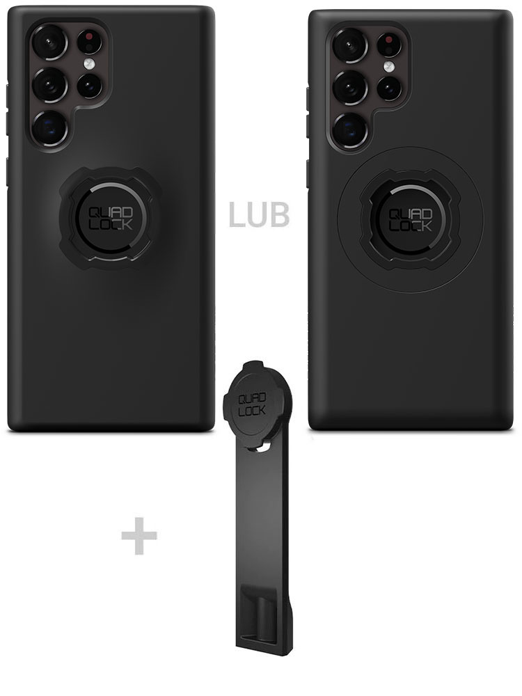 Zestaw: etui na telefon Samsung Galaxy S22 Ultra + adapter do statywu Quad Lock