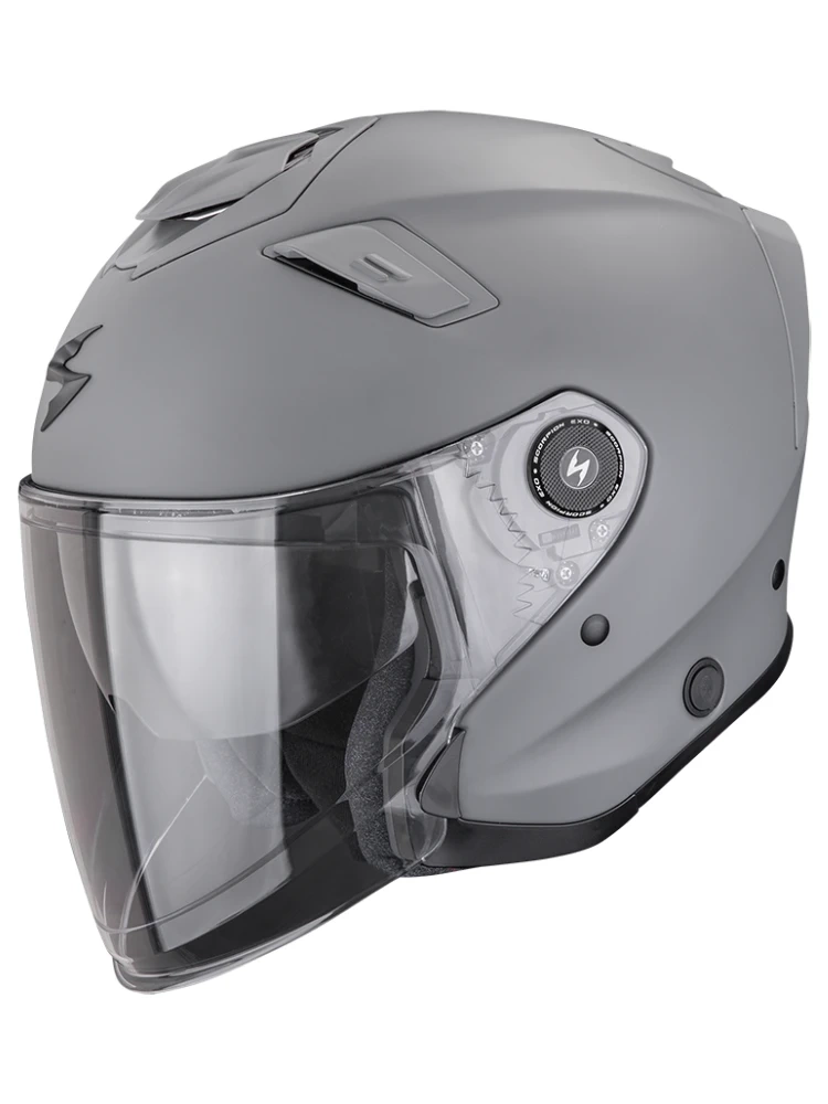 Kask otwarty Scorpion EXO-GT Jet Solid szary matowy