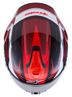 Kask integralny Alpinestars S-R7 Kinetis czarno-czerwono-biały