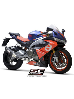 Pełny układ wydechowy 2-1 SC-Project SC1-R Aprilia RS 660 (20-) włókno węglowe