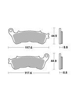 Klocki hamulcowe [przód] SBS 192 MS