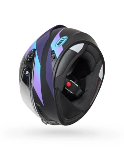 Kask integralny Bell Lithium czarno-fioletowo-niebieski