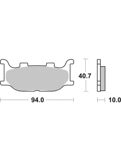 Klocki hamulcowe Brembo LA 07YA34LA [kpl. na 1 tarczę]