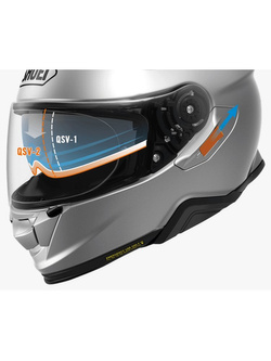 Kask integralny Shoei GT-Air II Tesseract TC-10 biało-czarno-czerwony