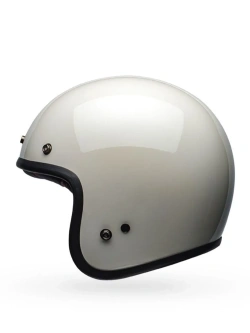 Kask otwarty Bell Custom 500 Solid Vintage biały