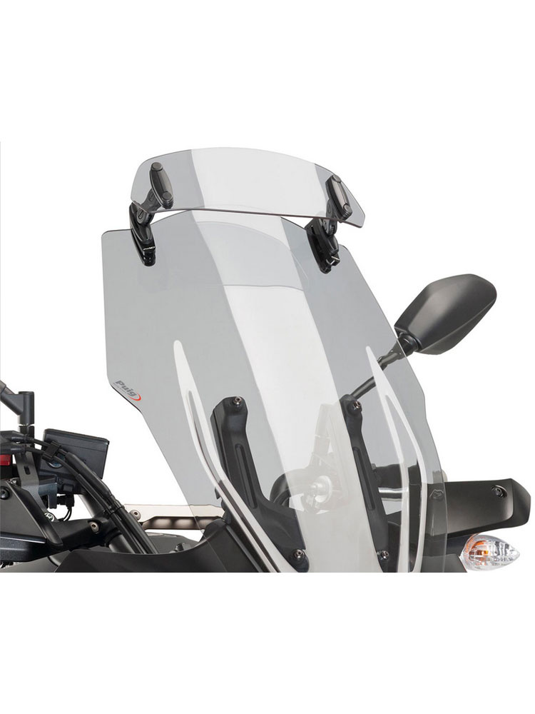 Regulowany deflektor PUIG do szyb i owiewek 25x10 cm lekko przyciemniany