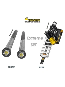 Zestaw: Amortyzator motocyklowy Touratech Extreme + kartridże Yamaha Tenere 700 (19-24)