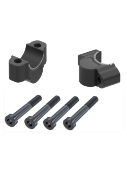 Podwyższenie kierownicy Hepco&Becker Yamaha MT-07 (21-24) [25 mm w górę] czarne