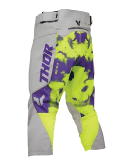 Spodnie cross dziecięce Thor Launchmode Bleach szaro-niebieskie