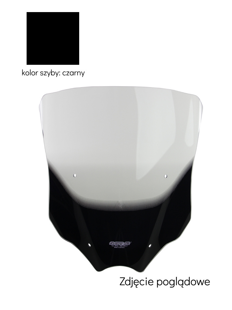Szyba motocyklowa MRA Touring "T" Ducati Multistrada 1200 (13-14) czarna