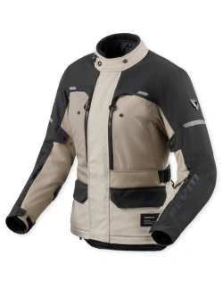 Kurtka motocyklowa damska tekstylna REV’IT! Outback 5 H2O brązowo-czarna