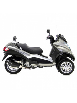 Tłumik motocyklowy LeoVince Nero [Slip-On, Stainless Steel] do Piaggio MP3 500/BUSINESS/LT/SPORT [11-16], MP3 400/LT/RST [07-12]