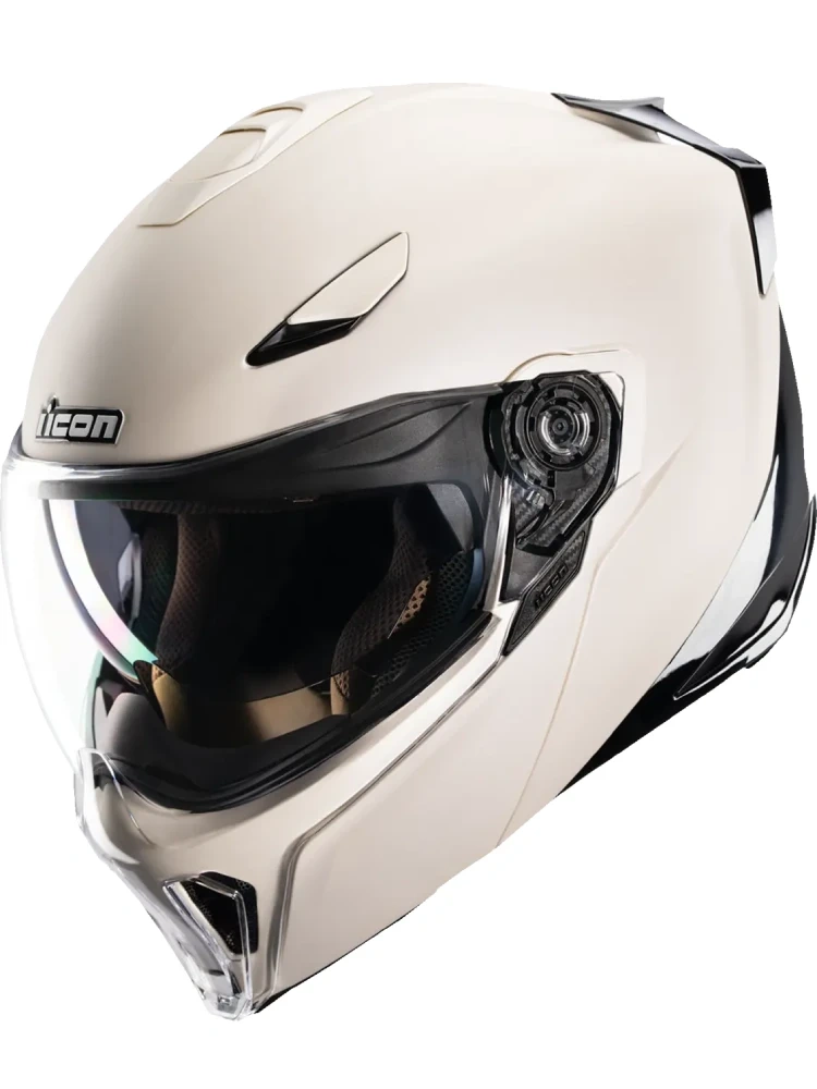 Kask modułowy Icon Threshold Steady State biało-czarny