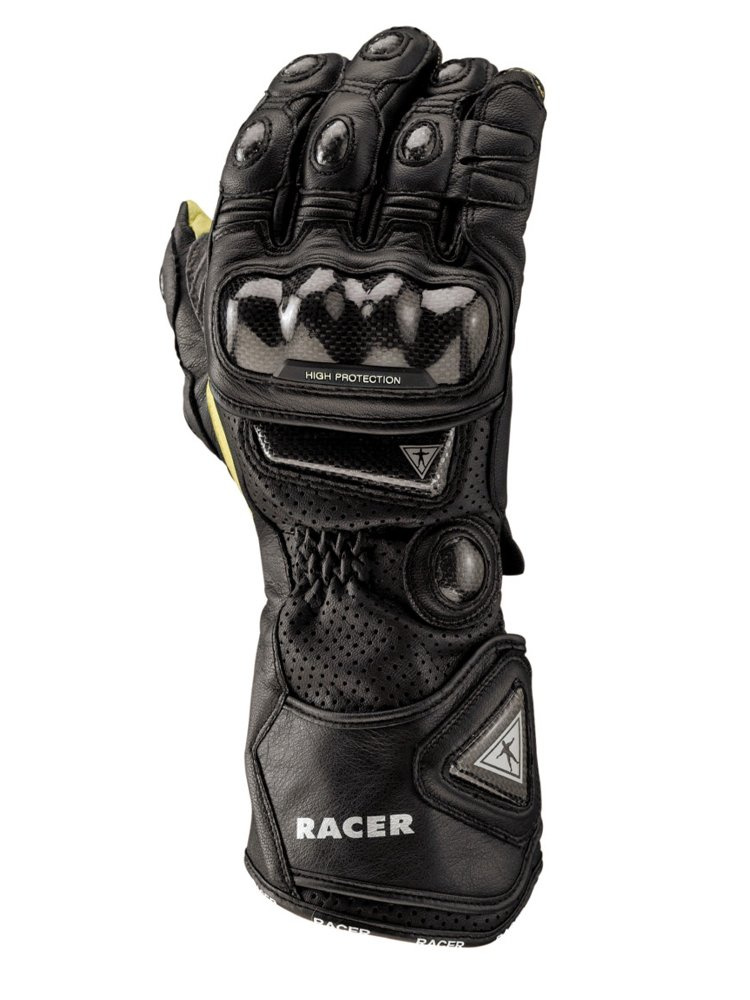 Rękawice motocyklowe damskie Racer High Racer czarne
