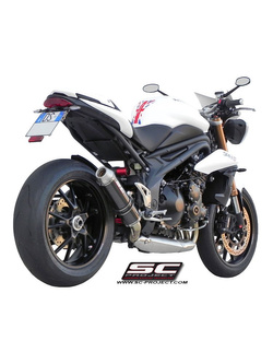Tłumik GP-EVO (Niska pozycja) Slip-on SC-Project do Triumph SPEED TRIPLE 1050 [11-15]