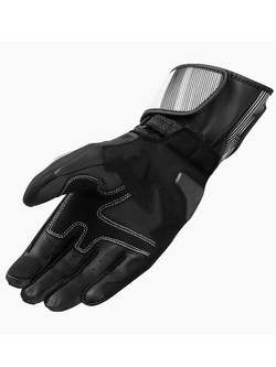 Rękawice motocyklowe skórzano-tekstylne REV’IT! Metis 2 czarno-białe