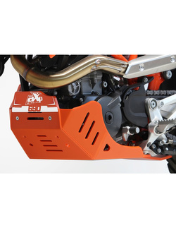 Płyta pod silnik AXP Racing Enduro KTM 690 Enduro R/690 SMC R (09-25) pomarańczowa