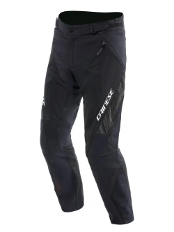 Spodnie motocyklowe tekstylne Dainese Drake 2 Air Absoluteshell czarne z białym napisem