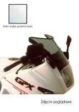 Szyba motocyklowa MRA Spoiler "S" Kawasaki GPX 600 R (wszystkie roczniki) przeźroczysta