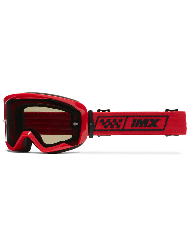 Gogle motocyklowe iMX Endurance Race czerwone