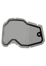Szybka do gogli 100% Racecraft2, Accuri2, Strata2 podwójna, szara