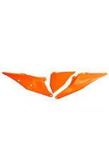 Osłony boczne tylne z pokrywą filtra UFO do KTM SX / EXC / SX-F / EXC-F (19-) pomarańczowe