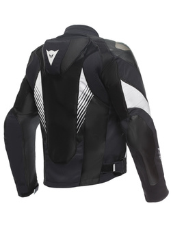Kurtka motocyklowa tekstylna Dainese Super Rider 2 Absoluteshell czarno-biała