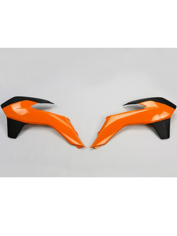 Osłony chłodnicy UFO do KTM SX / EXC / SX-F / EXC-F czarno-pomarańczowe