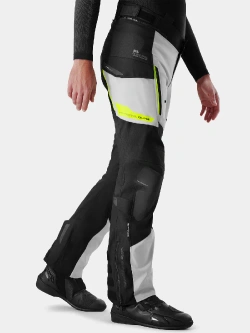 Spodnie motocyklowe tekstylne Shima Dune 2.0 G2 czarno-białe-fluo