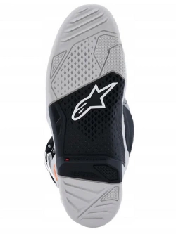 Buty enduro Alpinestars MX Tech 7 szaro-pomarańczowo-czarne
