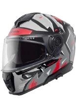 Kask integralny Schuberth S3 Spark czarno-szaro-czerwony