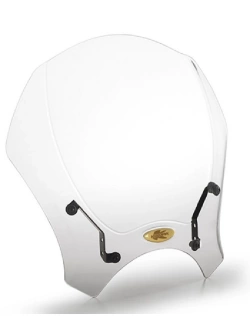 Szyba motocyklowa Kappa 140A przezroczysta Benelli Leoncino 500/ Trail (17-25) [mocowanie w zestawie]