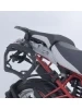 Zestaw: kufry boczne + stelaże Pro TRAX ADV SW-Motech BMW R 1200 GS (04-12)/ Adventure (06-13) srebrne [poj.: 37 + 45l]