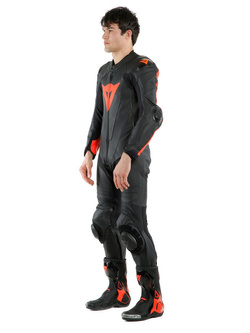 Kombinezon motocyklowy jednoczęściowy Dainese Laguna Seca 5 [wersja perforowana] czarno-czerwony